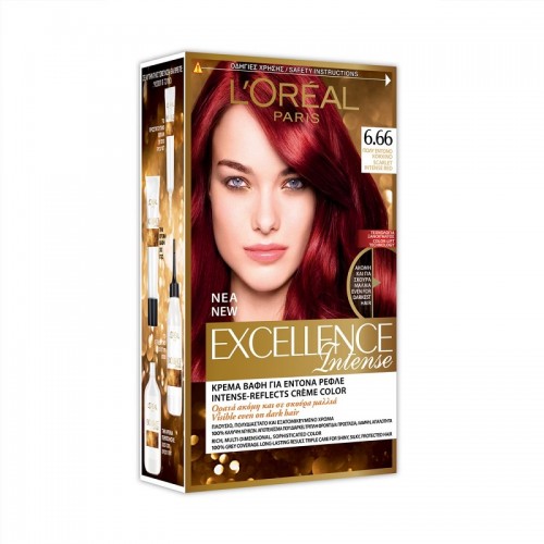 L'oreal Excellence Intense 6.66 Πολύ Έντονο Κόκκινο